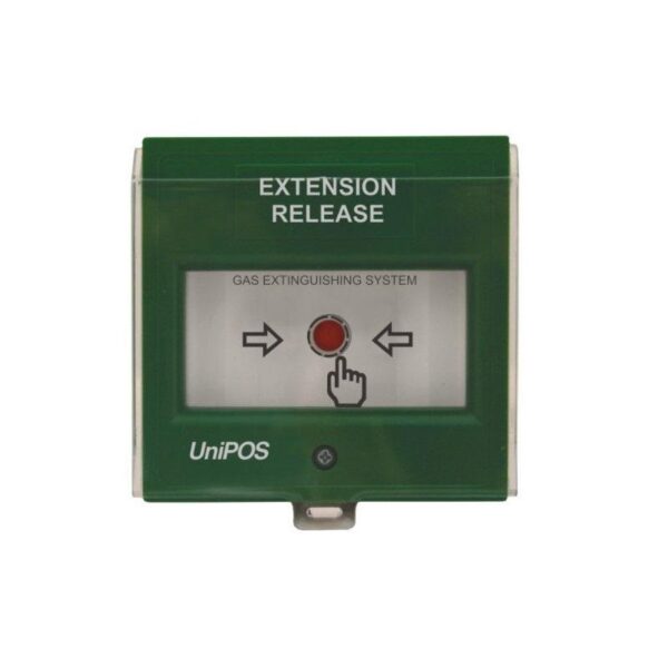 EXTENSION RELEASE Button, FD3050G; Button for activation of the automatic