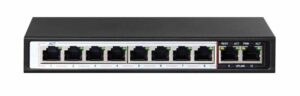 Extralink CERES PoE Switch 8x 100Mb/s PoE/PoE+ 2x RJ45 - EX.3906