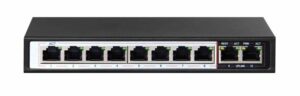 Extralink CERES PoE Switch 8x 100Mb/s PoE/PoE+ 2x RJ45 - EX.3906