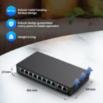 Extralink CERES PoE Switch 8x 100Mb/s PoE/PoE+ 2x RJ45 - EX.3906