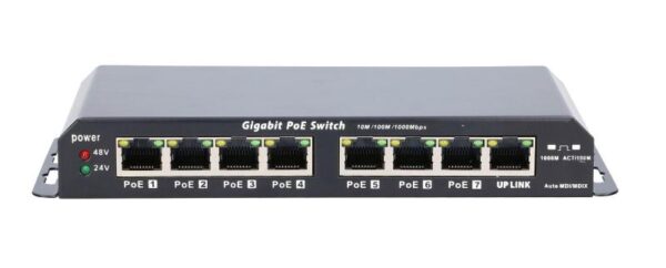 Extralink KRATOS PoE Switch 7x Gigabit PoE 1x Uplink - EX.1025