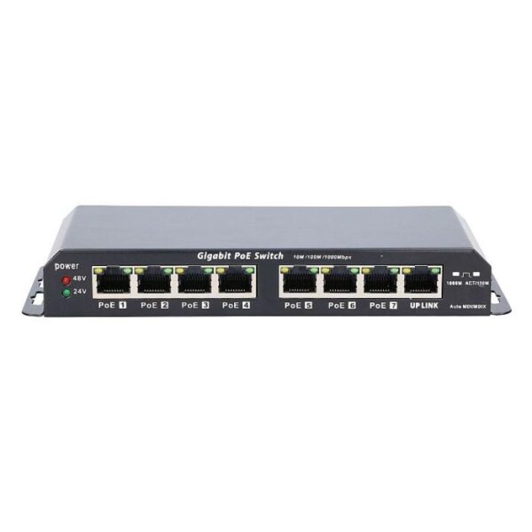 Extralink KRATOS PoE Switch 7x Gigabit PoE 1x Uplink - EX.1025