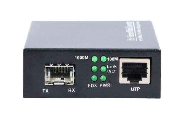 Extralink Sedir Media converter 1x SFP 1x RJ45 1000Mb/s - EX.3296