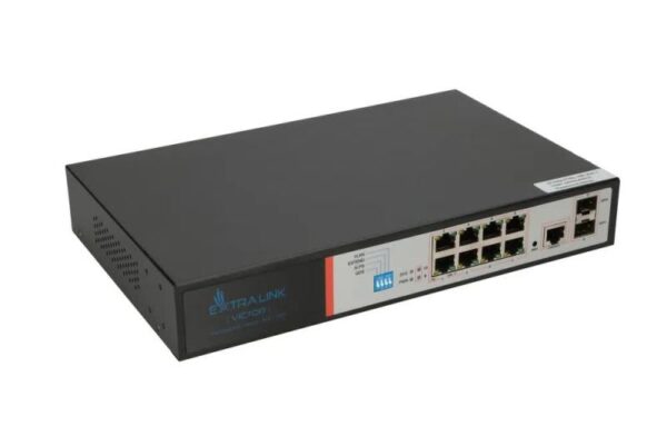 Extralink VICTOR PoE Switch 8x Gigabit PoE/PoE+ 2x SFP - EX.8222
