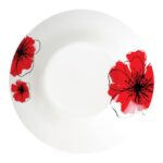 FARFURIE ADANCA PORTELAN 20 CM, RED FLOWERS, VANORA HOME - VN-NE-FL20 - imagine 2