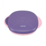 Farfurie silicon cu capac, mov, U-Grow - UG-239PP