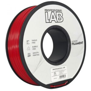 Filament 3D Proffesional Lab, Diamentru 1.75mm, Greutate: 1KG - ABS+ RED | PROF. LAB