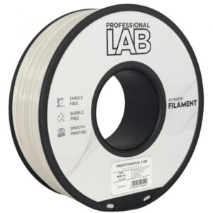 Filament 3D Proffesional Lab, Diamentru 1.75mm, Greutate: 1KG - ABS+ WHITE | PROF. LAB