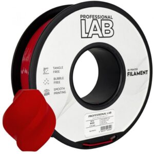 Filament 3D Proffesional Lab, Diamentru 1.75mm, Greutate: 1KG - PETG RED | PROF. LAB