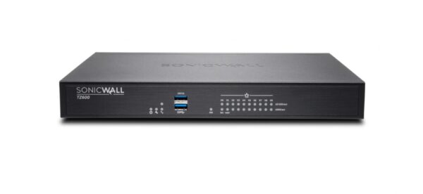 Firewall SonicWall model TZ600, porturi: 8x1-GbE, 1xLAN, 1xWAN - 01-SSC-0210A