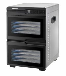 FOOD DEHYDRATOR HEINNER DUALDRY PRO HFD-KDDB1200BKSS, 1000-1200W
