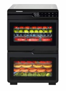 FOOD DEHYDRATOR HEINNER DUALDRY PRO HFD-KDDB1200BKSS, 1000-1200W - imagine 7
