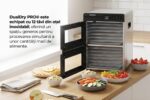 FOOD DEHYDRATOR HEINNER DUALDRY PRO HFD-KDDB1200BKSS, 1000-1200W - imagine 10