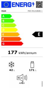 FRIGIDER CU DOUA USI FRAM FDD-VRL212BGE++