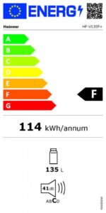 FRIGIDER CU O USA HEINNER HF-V135F+ - imagine 3