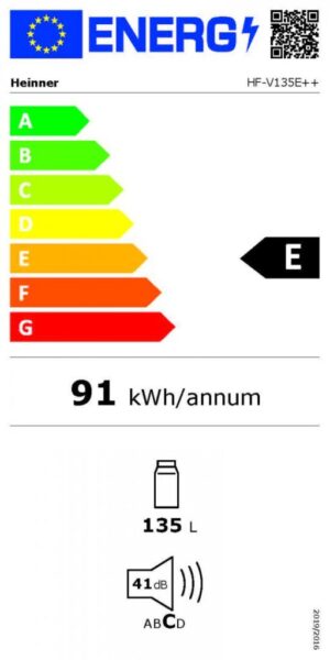 FRIGIDER HEINNER HF-V135E++