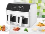 FRITEUZA DUBLA CU AER CALD HEINNER DUALFRY SUPREME HAF-H8DB17WH