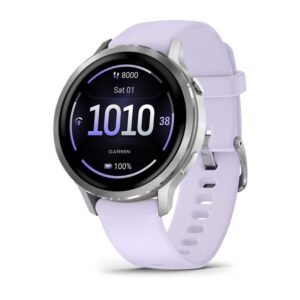 Garmin Venu 4 Smartwatch 41mm grau/silber lavendelblau - 010-03013-01