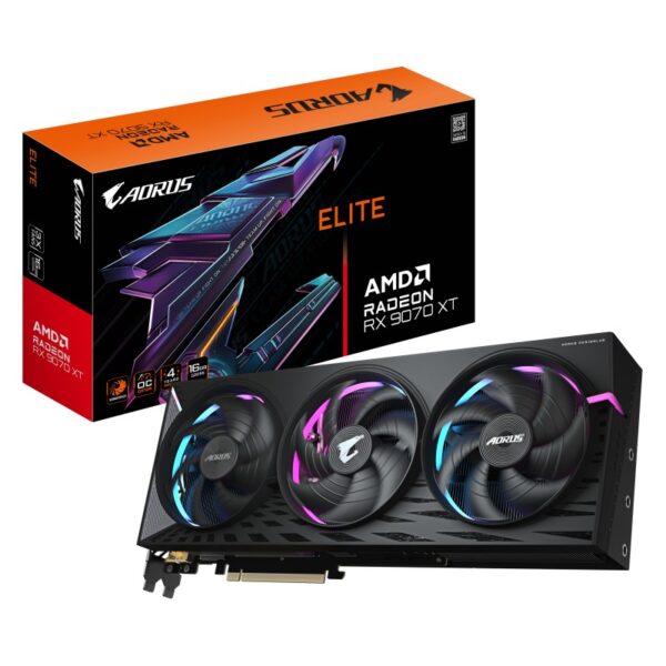 GB GF AORUS RADEON RX 9070 XT ELITE - GV-R9070XTAORUS E-16GD