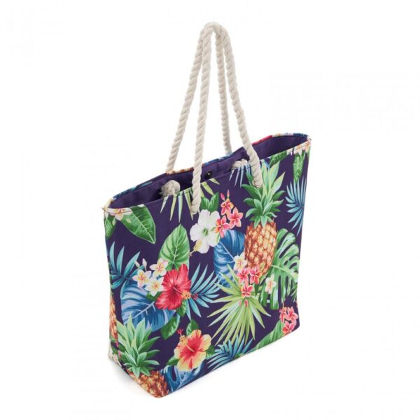 Geanta plaja Tropical Crem - HR-BCHBAG-TRPC