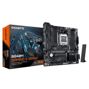GIGABYTE B840M GAMING X WIFI6E. Processor manufacturer: AMD