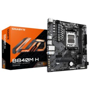 GIGABYTE B840M H. Processor manufacturer: AMD, Processor socket: Socket AM5