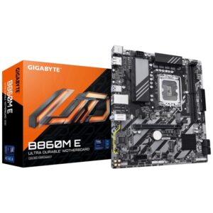 GIGABYTE B860M E. Processor manufacturer: Intel, Processor socket: LGA 1851