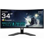 Gigabyte G34WQCP gaming monitor diagonala 34", 797.22 x 333.72 mm