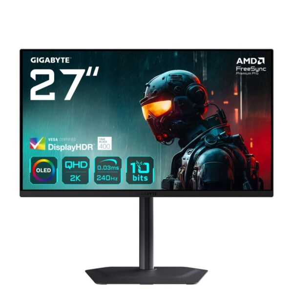 Gigabyte MO27Q2 gaming monitor diagonala 27", 590.42 x 333.72 mm