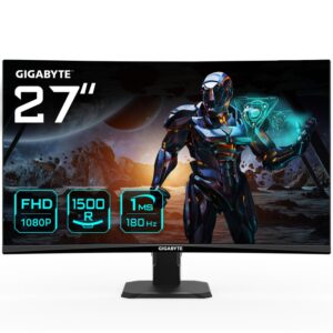 Gigabyte Monitor Gaming 27" VA 1500R GS27FC, Non-glare
