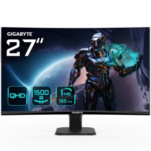 Gigabyte Monitor Gaming 27" VA 1500R GS27QC, Non-glare