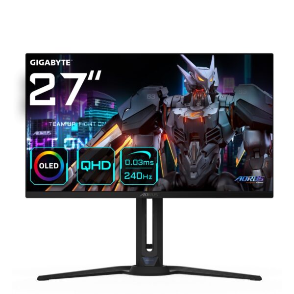 Gigabyte monitor gaming 29", display 590.42 x 333.72 mm - FO27Q2