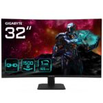 Gigabyte Monitor gaming 32" GS32QC, Non-glare, Rezolutie: 2560 x 1440