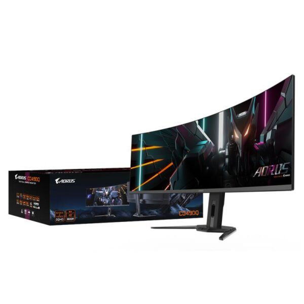 Gigabyte monitor gaming 49", display 1,196.7 x 339.2 mm - CO49DQ