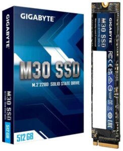 Gigabyte SSD M.2 PCIe M30 512GB Interface PCIe 3.0x4 - GP-GM30512G-G