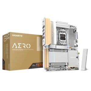 GIGABYTE X870E AERO X3D WOOD. Processor manufacturer: AMD - X870E AERO X WOOD