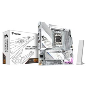 GIGABYTE X870M AORUS ELITE WIFI7 ICE. Processor manufacturer: AMD - X870M A ELITE WF7 ICE