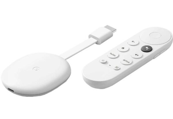 Google Chromecast 4, Google TV, 4K, Snow - GA01919-CA