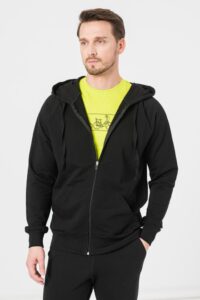 HANORAC COTON CASUAL BARBATI BLACK-L - PS2122-10-069BLK-L