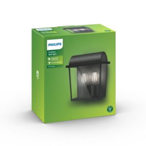 Harvest wall lantern black 2x42W 230V - 000008718696156780