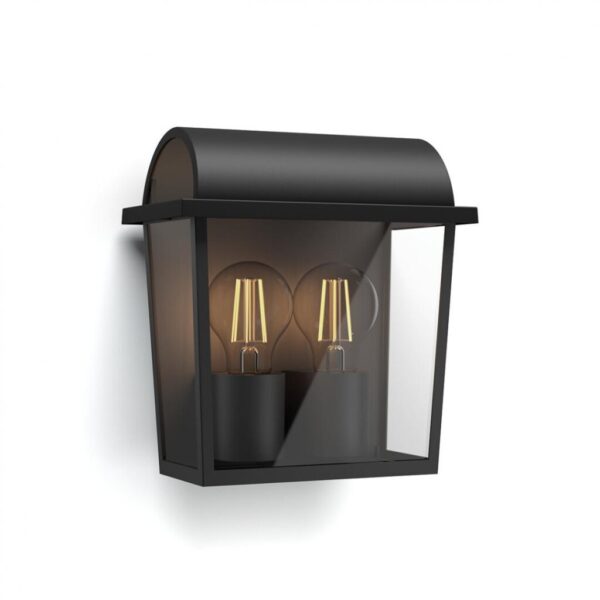 Harvest wall lantern black 2x42W 230V - 000008718696156780