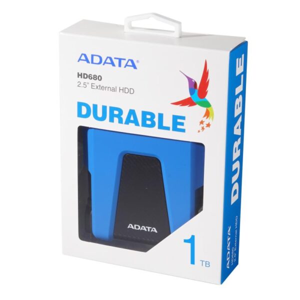 HDD Extern ADATA HD650, 1TB, Albastru, USB 3.1 - AHD680-1TU31-CBL