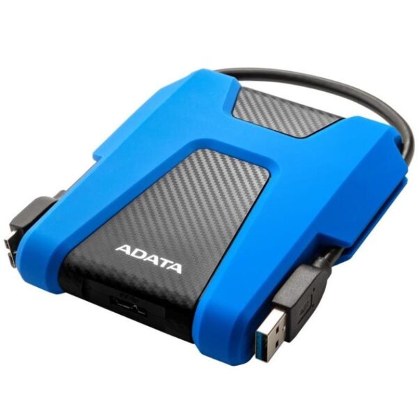 HDD Extern ADATA HD650, 2TB, Albastru, USB 3.1 - AHD680-2TU31-CBL