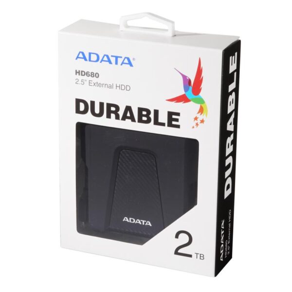 HDD Extern ADATA HD680, 2TB, Negru, USB 3.1 - AHD680-2TU31-CBK