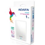 HDD Extern ADATA HV620S, 1TB, Alb, USB 3.1 - AHV620S-1TU31-CWH