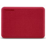 HDD Extern Toshiba, 2.5, 4TB, Canvio Advance, USB 3.2, Red - HDTCA40ER3CA