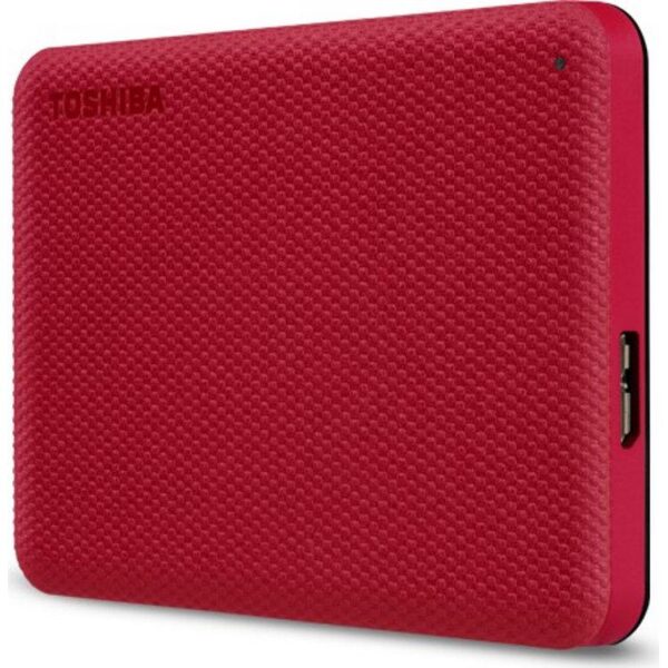 HDD Extern Toshiba, 2.5, 4TB, Canvio Advance, USB 3.2, Red - HDTCA40ER3CA