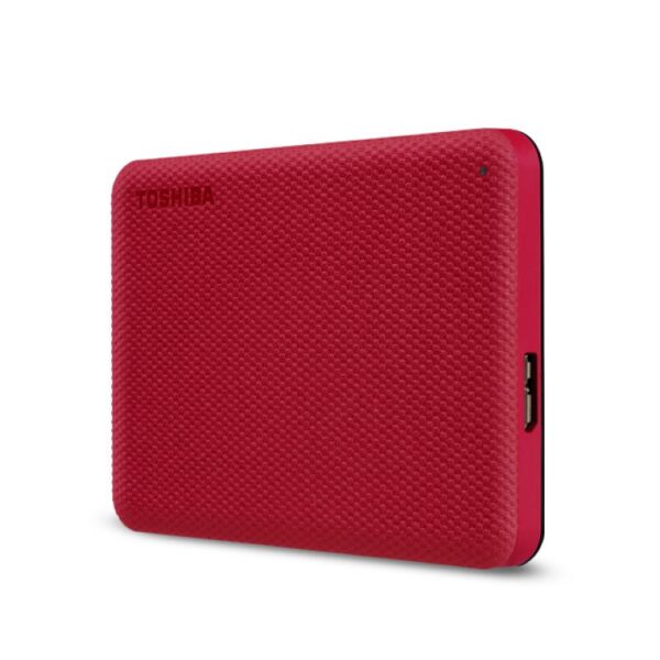 HDD Extern Toshiba, 2.5, 4TB, Canvio Advance, USB 3.2, Red - HDTCA40ER3CA