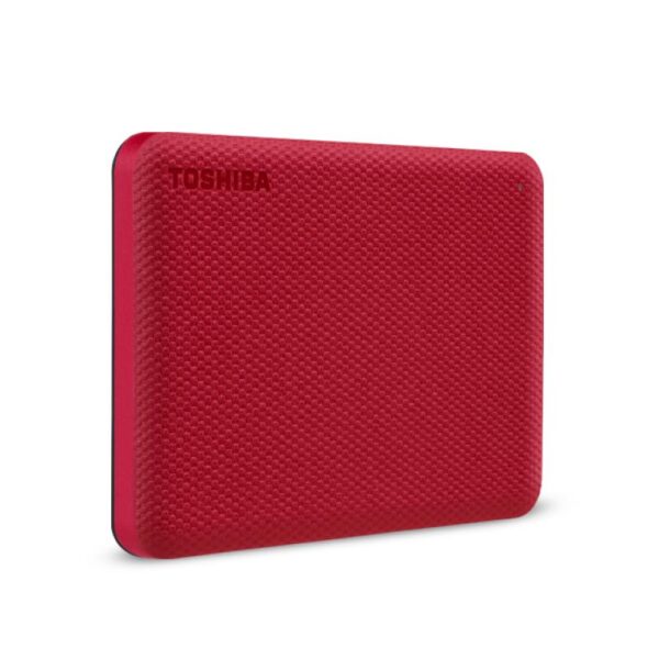 HDD Extern Toshiba, 2.5, 4TB, Canvio Advance, USB 3.2, Red - HDTCA40ER3CA