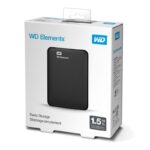 HDD extern WD, 1.5TB, Elements Portable, 2.5", USB3.0, negru - WDBU6Y0015BBK-WESN